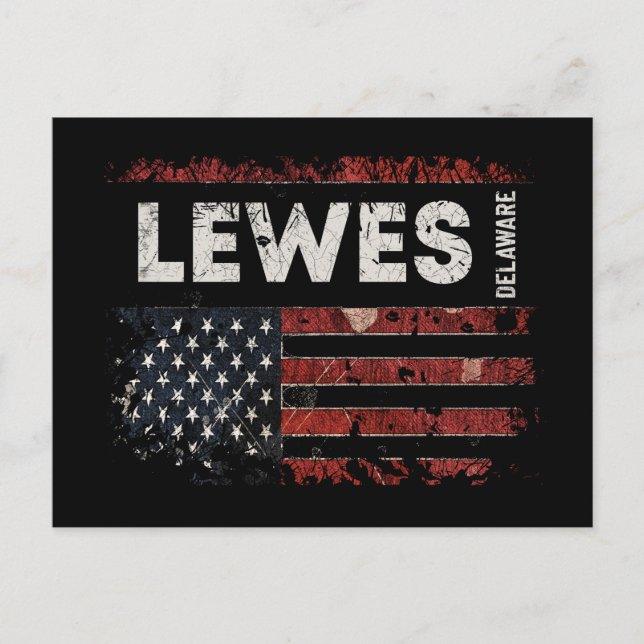 Lewes Delaware Postkarte (Vorderseite)