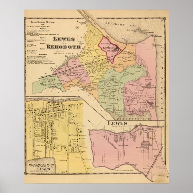 Lewes und RehoBeide Poster (Vorne)