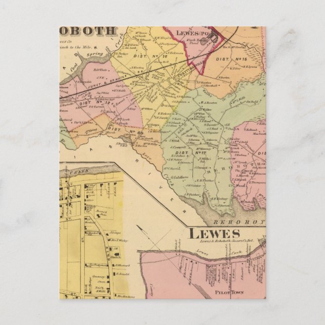 Lewes und RehoBeide Postkarte (Vorderseite)