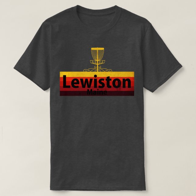 Lewinston Disk Golf Maine T-Shirt (Design vorne)