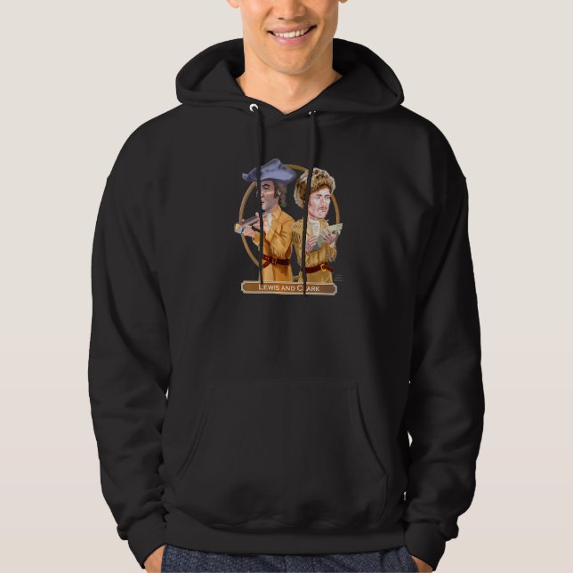 Lewis and Clark American Explorers Hoodie (Vorderseite)