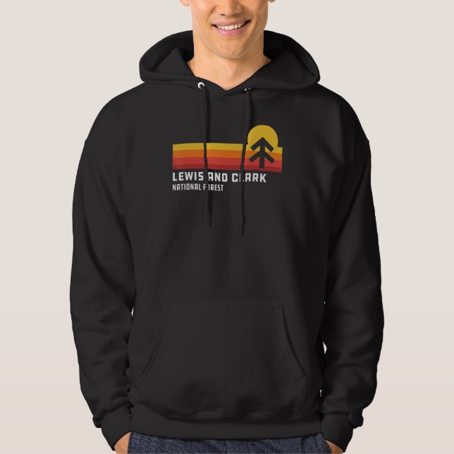 Lewis and Clark National Forest Great Falls Montan Hoodie (Vorderseite)