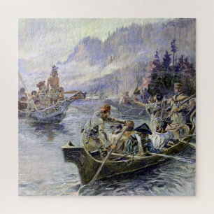 "Lewis and Clark" von Charles M Russell Puzzle