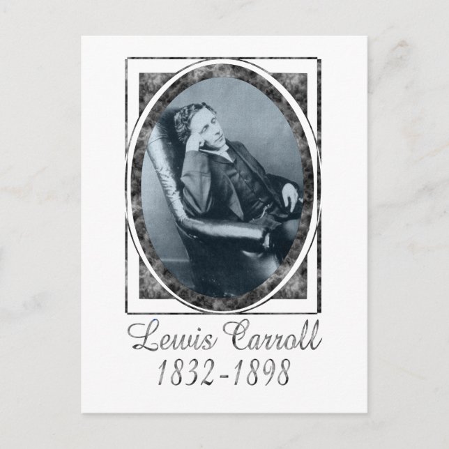 Lewis Carroll Postkarte (Vorderseite)