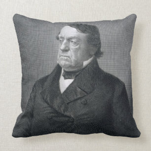Lewis Cass, graviert von William G. Jackman Kissen