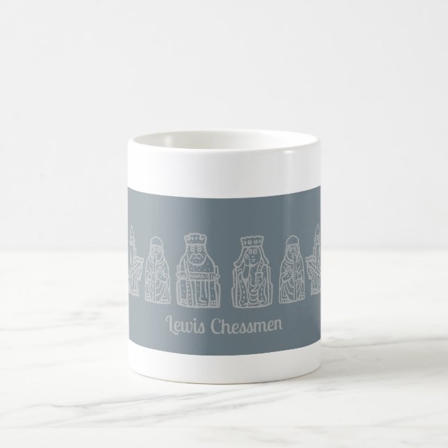 Lewis Chessmen in the Frontline Kaffeetasse (Mittel)