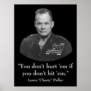 Lewis "Chesty" Puller Poster