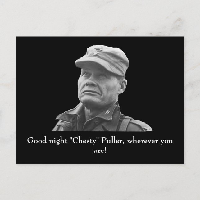 Lewis "Chesty" Puller Postkarte (Vorderseite)