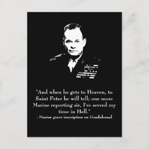 Lewis "Chesty" Puller Postkarte