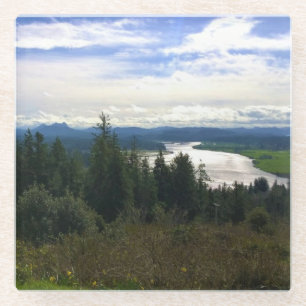 Lewis & Clark River, OR Glasuntersetzer