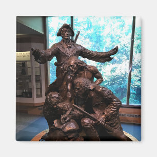 Lewis & Clark Statue, Fort Clatsop, Oregon Magnet
