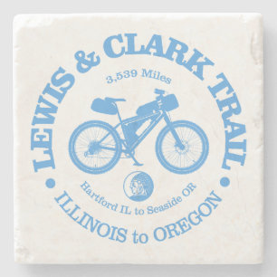 Lewis & Clark Trail (Radfahren) Steinuntersetzer