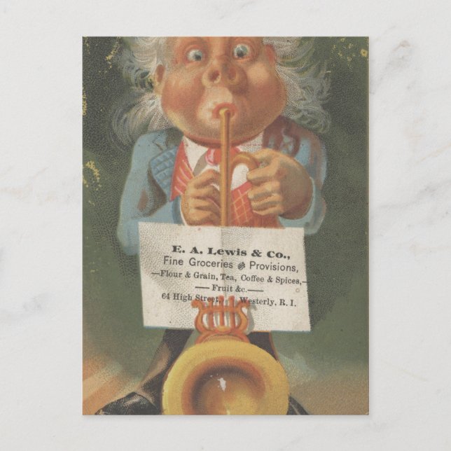 Lewis & Co. Fine Groceries Ephemera Postkarte (Vorderseite)