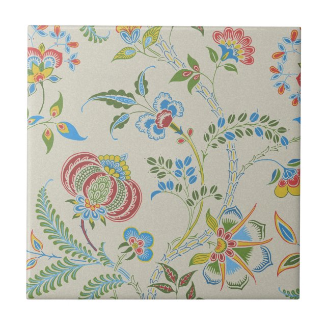 Lewis Day's "Granny" Kleine Keramik Tile Fliese (Vorderseite)