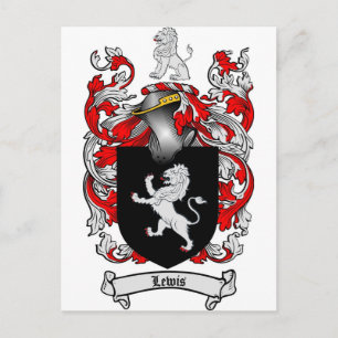 Lewis Familienwappen - Lewis-Wappen Postkarte