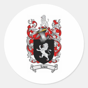 Lewis Familienwappen - Lewis-Wappen Runder Aufkleber