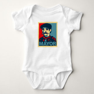 Lewis For Mayor - inspirierte Kampagne im Stardew- Baby Strampler