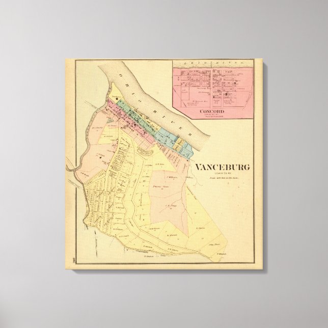 Lewis Landkreis, Kentucky Leinwanddruck (Vorderseite)