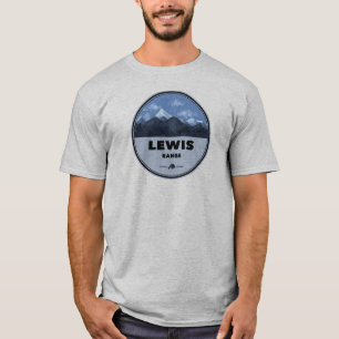 Lewis Mountain Range Camping T-Shirt