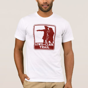 Lewis u. Clark, Verkehrs-Führer-Zeichen, USA T-Shirt