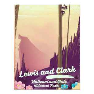 Lewis und Clark National und Staat Park Poster