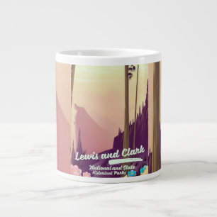 Lewis und Clark National und Staat Park Poster Jumbo-Tasse
