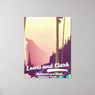 Lewis und Clark National und Staat Park Poster Leinwanddruck