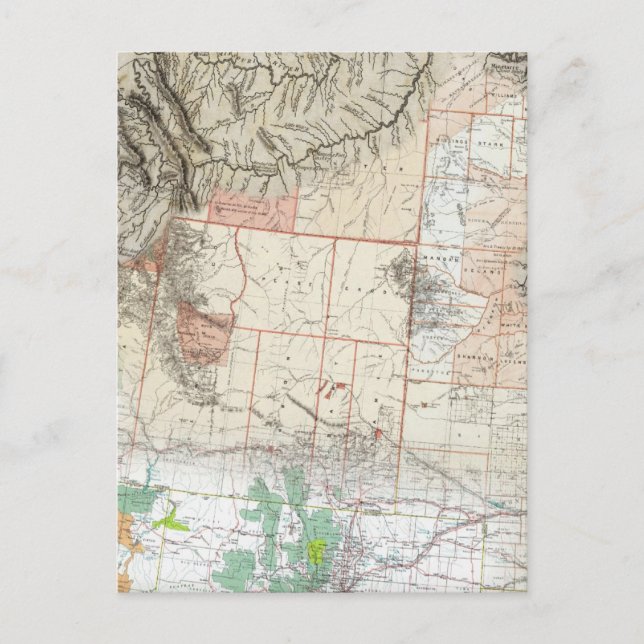 Lewis und Clark Postkarte (Vorderseite)