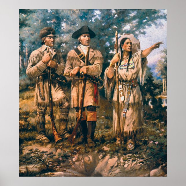 Lewis und Clark, Sacagawea Poster (Vorne)