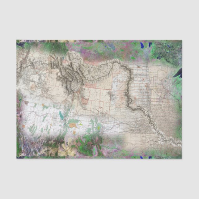 Lewis und Clark Seidenpapier (Vorderseite)