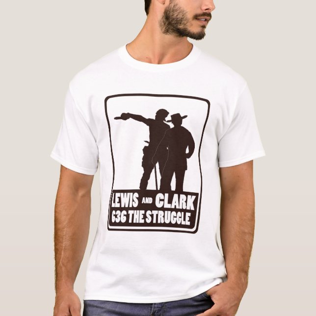 Lewis und Clark T-Shirt (Vorderseite)