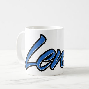 Lewis Vorname Name blue Tasse Kaffeetasse
