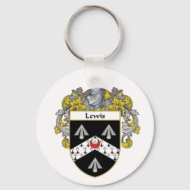 Lewis-Wappen (mantled) Schlüsselanhänger (Vorderseite)