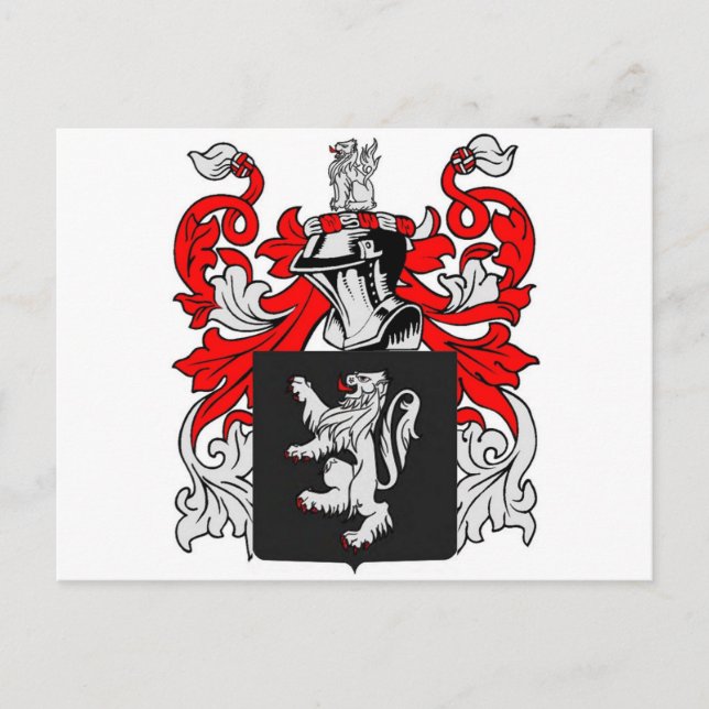 Lewis-Wappen Postkarte (Vorderseite)