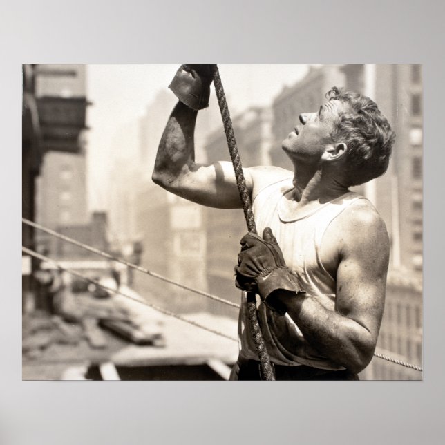 Lewis Wickes Hine Empire State (The Hoister) Poster (Vorne)