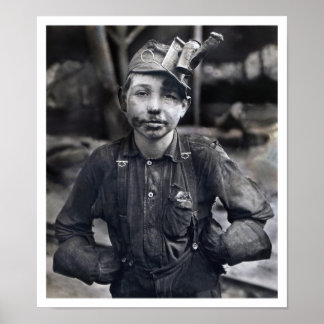 Lewis Wickes Hine - Portrait des Tipple Boy Poster