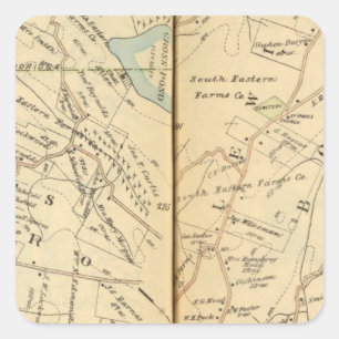 Lewisboro, New York Quadratischer Aufkleber