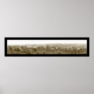 Lewisburg WV Birdseye Foto 1913 Poster