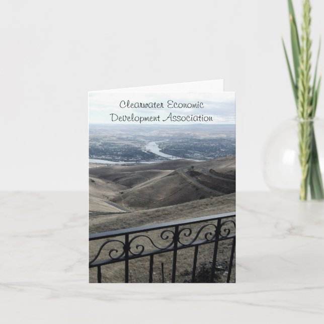 Lewiston, Idaho Karte (Vorderseite)