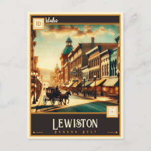 Lewiston, Idaho    Vintage Postkarte