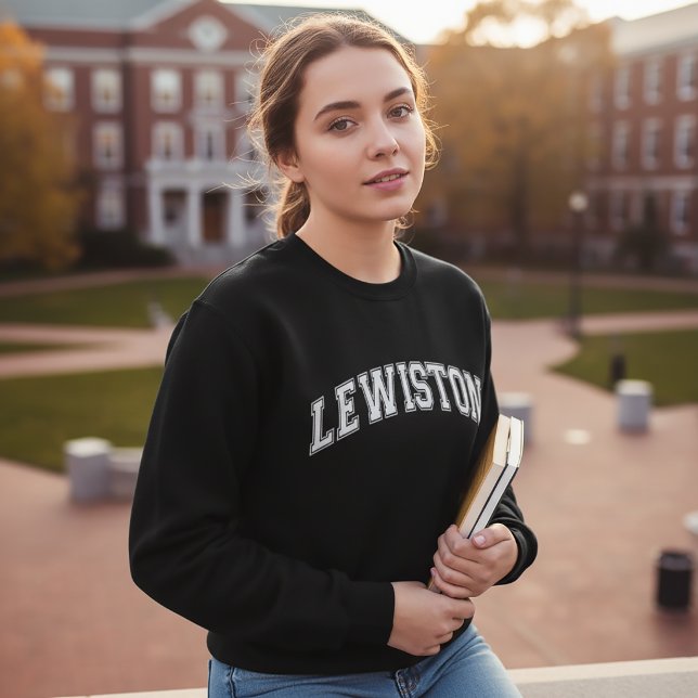 LEWISTON University Style Sweater America Uni Sweatshirt (Von Creator hochgeladen)