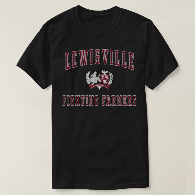 Lewisville High School Fighting Bauern T - Shirt C (Design vorne)