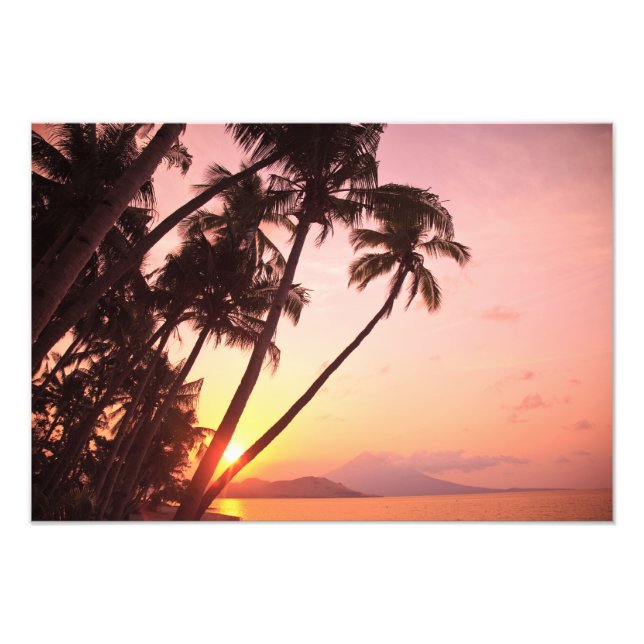 Lewolin Village, Illi Api Island, Selat Boleng Fotodruck (Vorne)