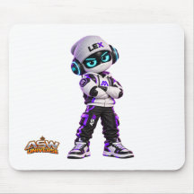Lex Cool Futuristischer AI-Roboter-Gaming-Mauspad