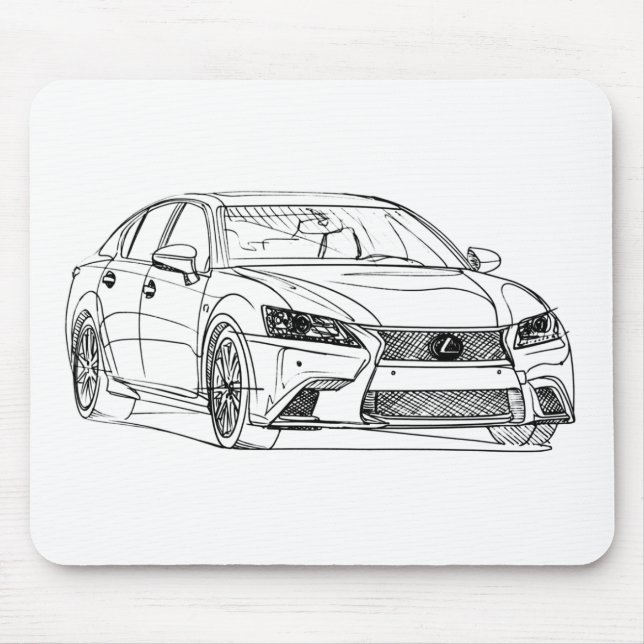Lex GS350F Sport 2013 Mousepad (Vorne)
