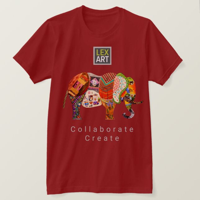 LexArt Collaborate Shirt - Hell (Design vorne)