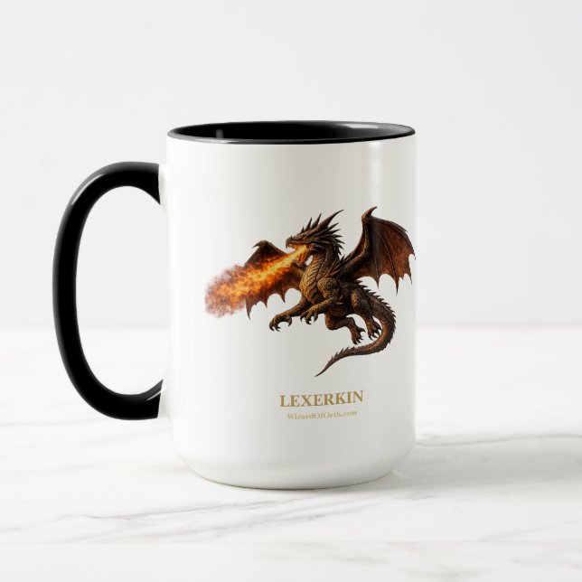 LEXERKIN der Drache Kaffeetasse (Links)