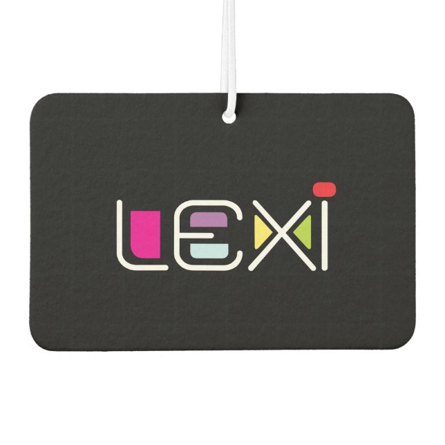 Lexi Contempo Glo-Colors Design Autolufterfrischer (Vorderseite)