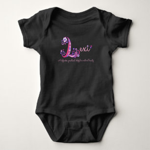 Lexi Girls Name und Bedeutung L Baby Bekleidung Strampler