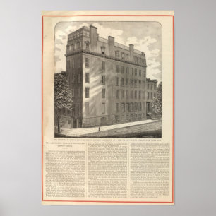 Lexington Avenue Türkische und römische Bäder Poster